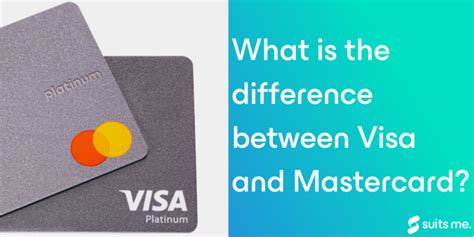 What Is The Difference Between Visa Mastercard Suits Me