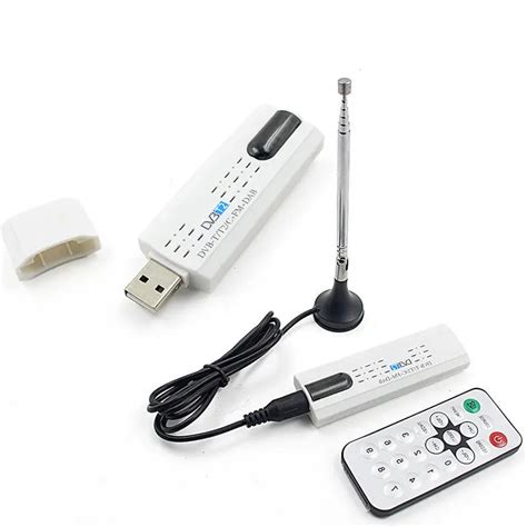 Digital DVB T2 DVB T DVB C 2.0 USB TV Stick HDTV Receiver with Antenna ...