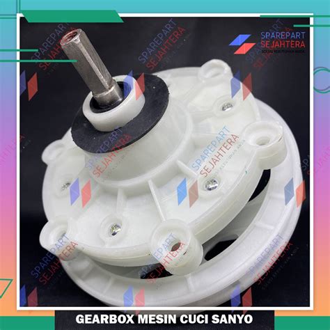 Jual GEARBOX GIRBOK PENCUCI SANYO SHARP MESIN CUCI 2 TABUNG PULY