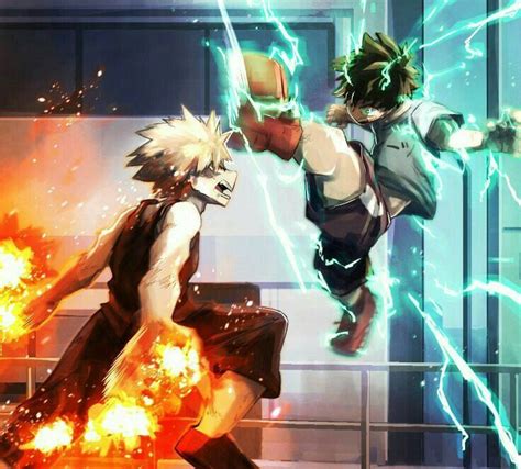 Deku Vs Bakugo Manga