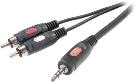 Kabel audio Cinch Jack SpeaKa Professional SP 1300272 2x złącze M