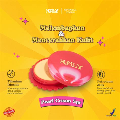 Jual Kelly Pearl Cream Gr Original Bpom Shopee Indonesia