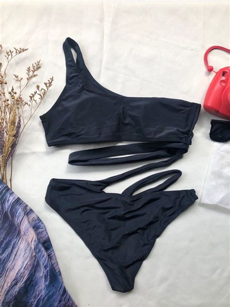 Black One Piece Bikini Swimsuit On Carousell