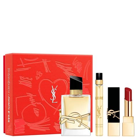 Yves Saint Laurent Exclusive Libre 50ml 10ml And Rouge Pur Couture Bold 1971 Set Lookfantastic