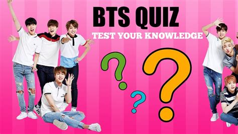 Bts Quiz Bts Game Youtube