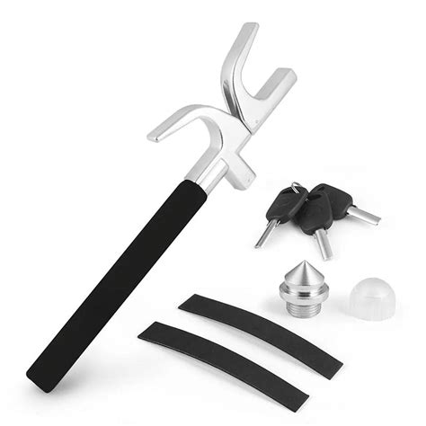 Universal Car Anti-Theft Steering Wheel Lock Adjustable Reinforced