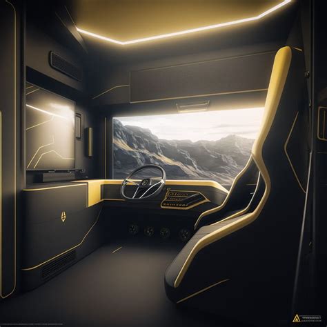 Truck Interior Concept Design Florian Mack // A.I. Driven in 2023 ...