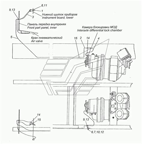 6520-2511021-30 Привод блокировки межосевого дифференциала КамАЗ-65226 ...