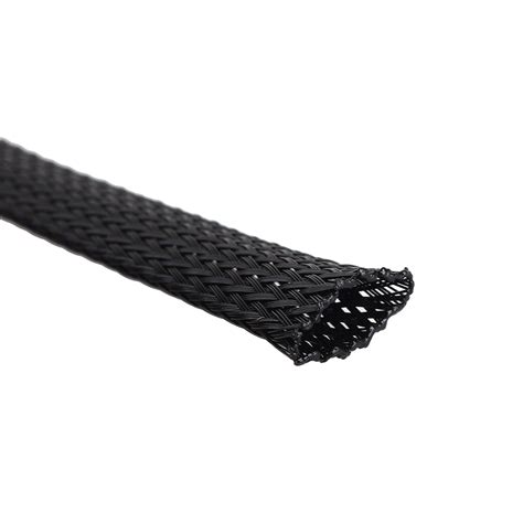 2024 Black 10mm Expandable Braided Pet Sleeving Cable High Densely 10m