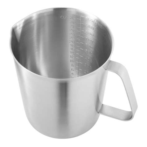 Vogue Stainless Steel Measuring Jug 1ltr Kirklands