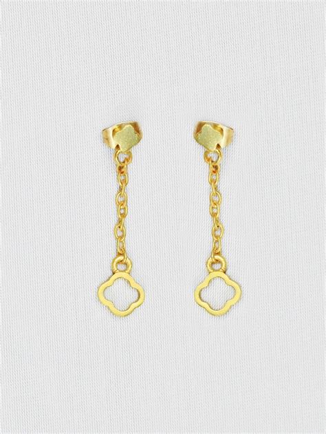 Buy Gold Plated Handcrafted Brass Earrings KV Clvl Earring KISH1