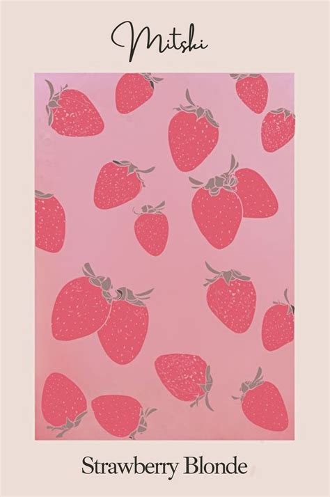 Mitski Strawberry Blonde Poster Poster By Beautyatwork Pastel Poster