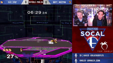 Fight For SoCal 8 CLG SFAT Fox VS WIZY WizzyNA Captain Falcon