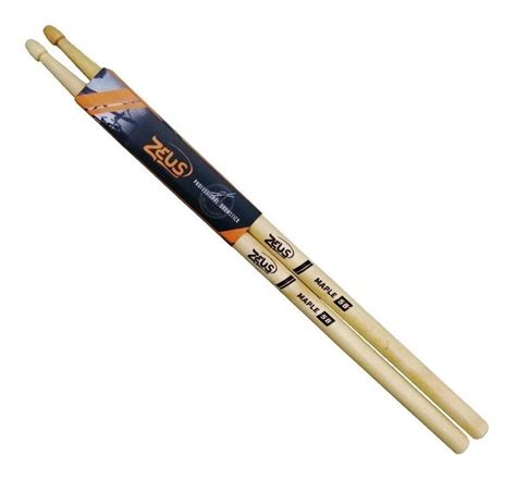 Baqueta Para Bateria Maple Zeus B Ponta Madeira