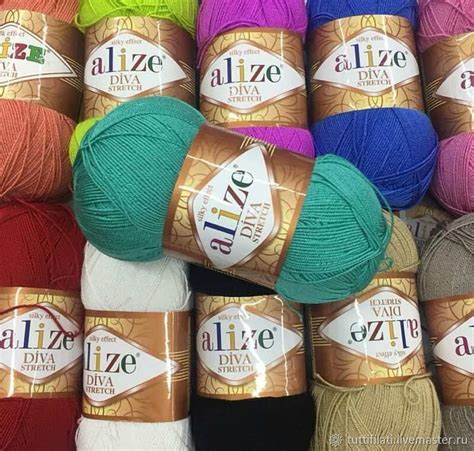 Пряжа: ALIZE DIVA Stretch купить в интернет-магазине Ярмарка Мастеров ...