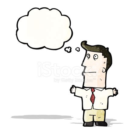 Cartoon Man Thinking Stock Vector - FreeImages.com