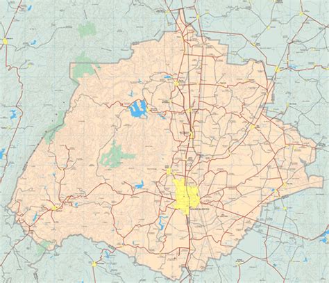 Aguascalientes State Map