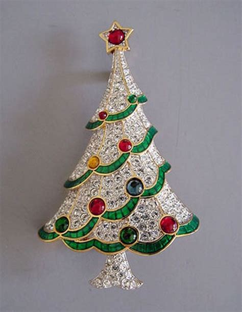 Christmas Tree Brooches