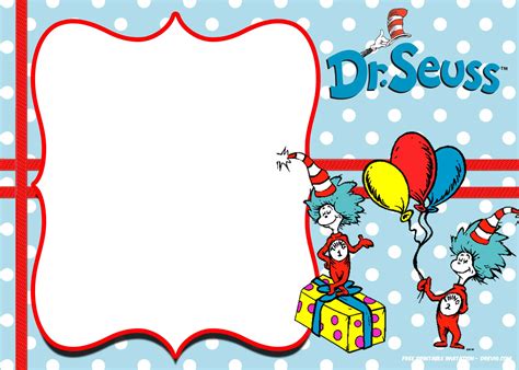 Free Dr Seuss Invitation Templates Printable FREE Printable