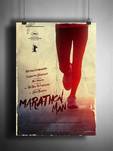 Marathon Man / poster movie on Behance