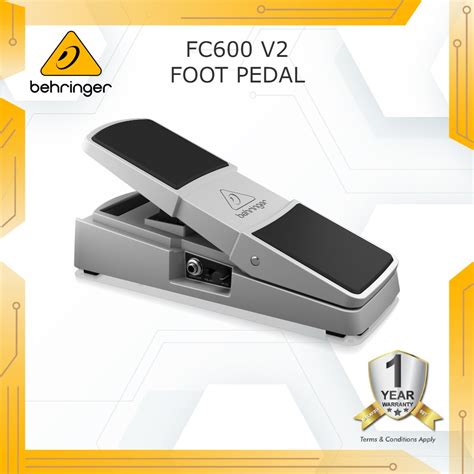 BEHRINGER FC600 V2 Heavy Duty Foot Pedal For Volume And Expression