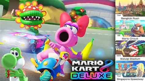 Mario Kart Deluxe Birdo Gameplay Boomerang Cup Youtube