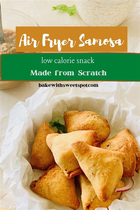 Air fryer Samosa Recipe (mini airfryer samosa) - Bake with Sweetspot | Recipe | Samosa recipe ...