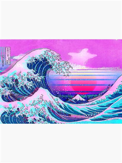 The Big Vaporwave Sticker For Sale By Farorenightclaw Redbubble