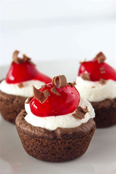 Black Forest Mini Cupcakes