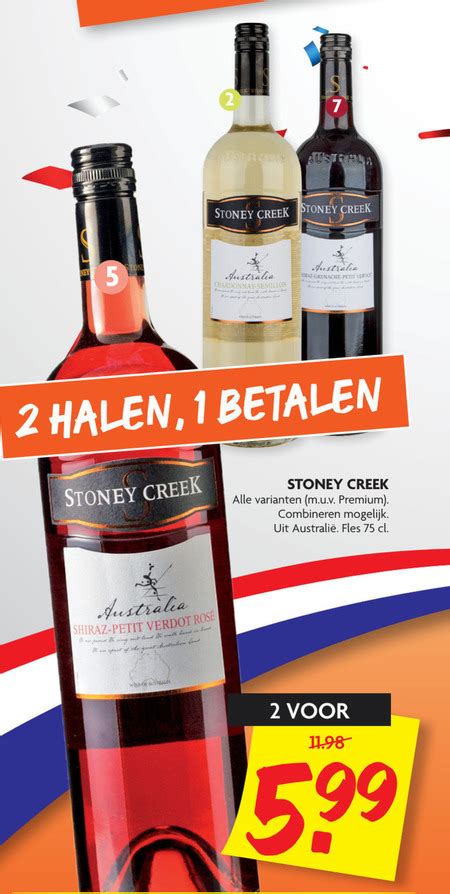 Stoney Creek Rose Rode Wijn Folder Aanbieding Bij Dekamarkt Details