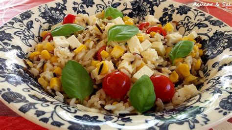 Açúcar Sal Salada de Arroz Selvagem