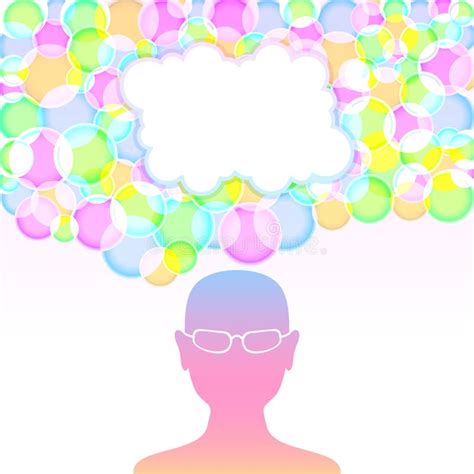 Human Head Thought Bubbles Stock Illustrations 153 Human Head Thought