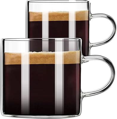 Nespresso Vertuo Coffee Mug Set X Ml Incl Spoons Glass Cups