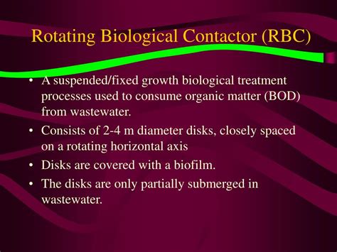 PPT - Rotating Biological Contactor PowerPoint Presentation - ID:763566