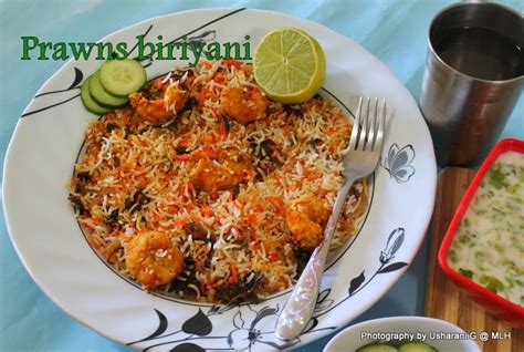 Prawns Dum Biryani Shrimp Biryani Hyderabadi Style Popular Prawns