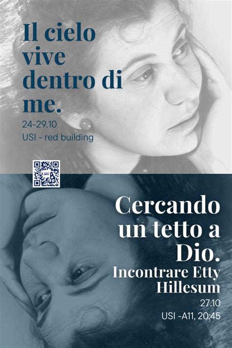 Etty Hillesum Il Cielo Vive Dentro Di Me Mostra E Incontro All USI Di