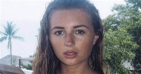 What A Peach Dani Dyer Showcases Rear In Sizzling Bikini Display Daily Star