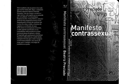 Manifesto Contrassexual By Beatriz Preciado Paul B Preciado Z Sexualidade Humana