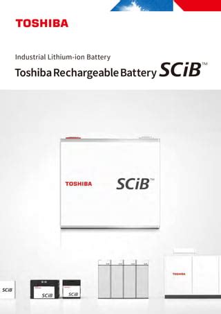 Toshiba Rechargeable Battery Scib Pdf