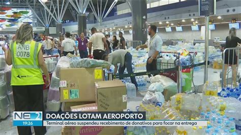 Vídeo Aeroporto do Recife recebe mais de 50 toneladas de donativos