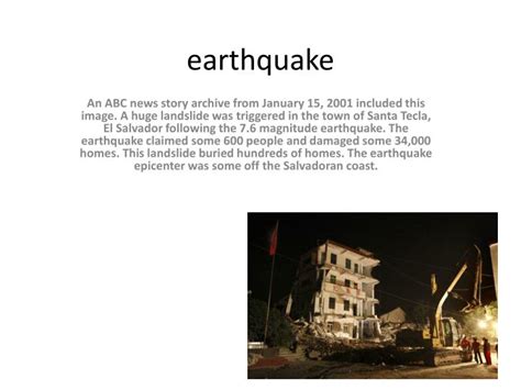 PPT - earthquake PowerPoint Presentation, free download - ID:2065247