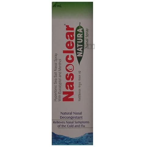 Nasoclear Natura Nasal Spray Buy Bottle Of Ml Nasal Spray At Best