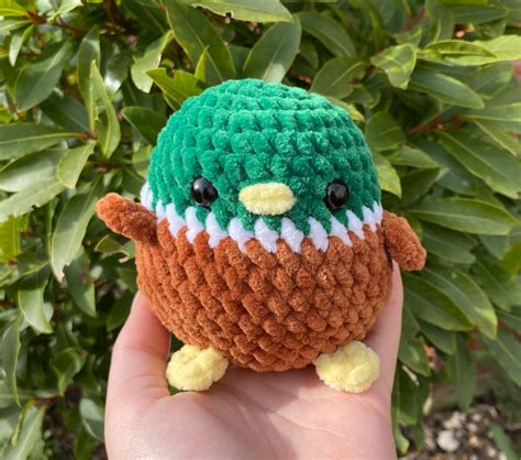 Mallard Duck Crochet Pdf Pattern Etsy