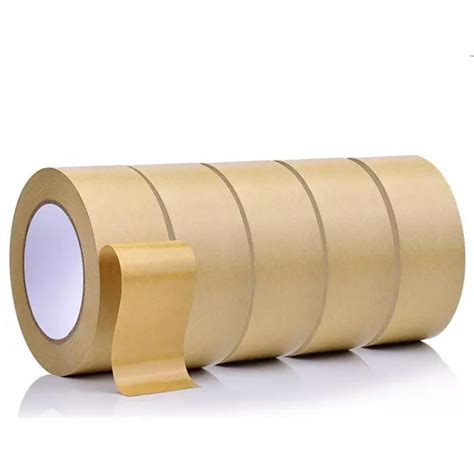 Recyclable Brown Kraft Paper Tape Self Adhesive Shipping Tape For