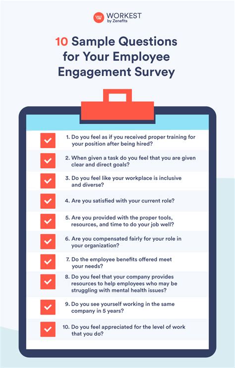 Employee Engagement Surveys 10 Sample Questions Artofit