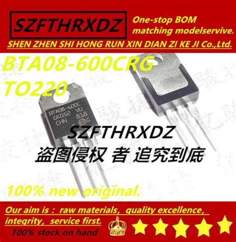 SZFTHRXDZ 100 Nuevo Original 10 UDS 50 Uds BTA08 600CRG BTA08 600C