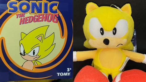 Tomy Classic Super Sonic Plush Review Youtube