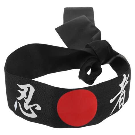 Karate Headband Samurai Japanese Headband Sushi Chef Tie On Costume