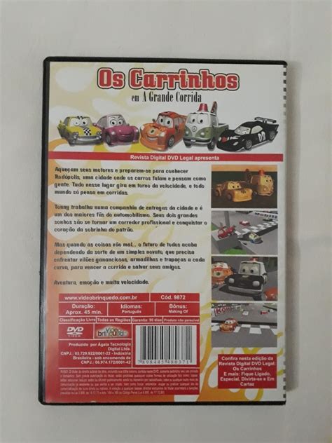 Dvd Os Carrinhos A Grande Corrida Mercado Livre