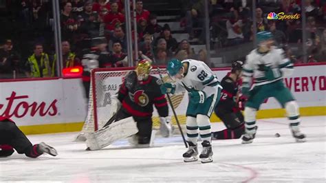 Kevin Labanc Gives Sharks Lead With Second Period Goal Vs Senators